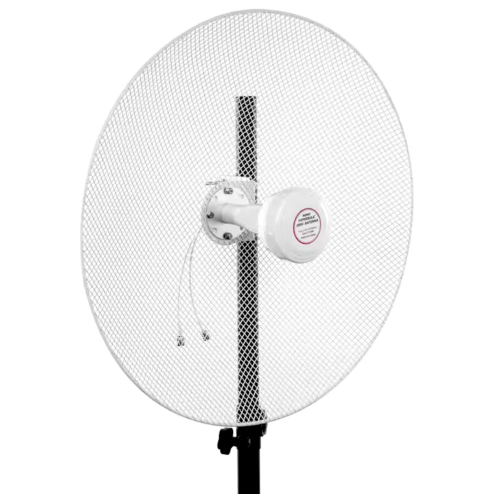 Premium 5G 4G 3G Antenna Feed Dual Band 1710-4200MHz 22dBi Feedhorn Long Range Mimo For Parabolic Dish Grid