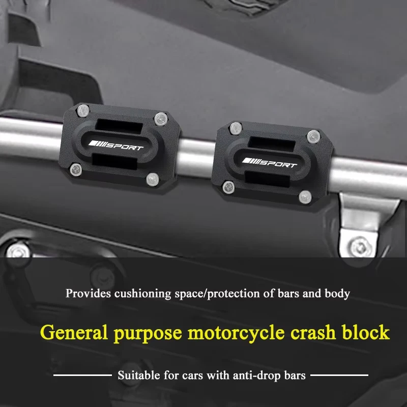 For Honda Transalp XL750 XL400 XL650 XL700 XL 750 650 400 Motorcycle Engine Guard Bumper Block Crash Bar Protection