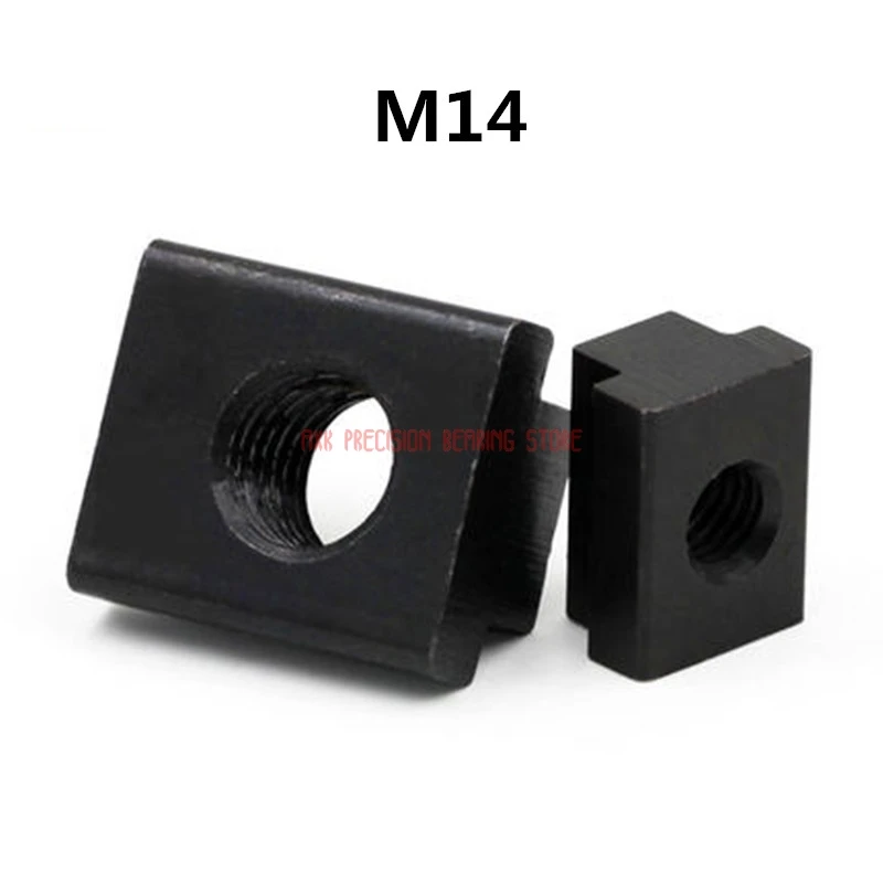 

Decor Wood Furniture 5pcs T Slot Nuts Oxide Finish Sliding Nut Block M14 Threads Fit Into T-slots In Machine Tool Tables