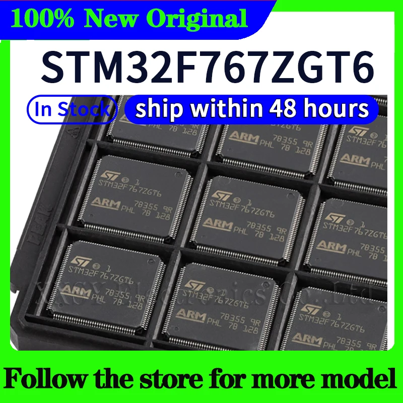 

STM32F767ZGT6 In stock 48 hours ship