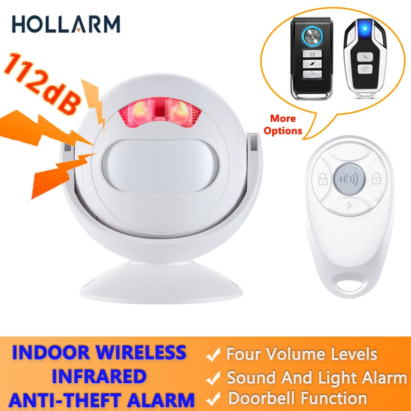 hollarm-indoor-infrared-anti-theft-alarm-induction-bell-pir-motion-detector-sensor-alert-burglar-for-baby-pet-shop-garage