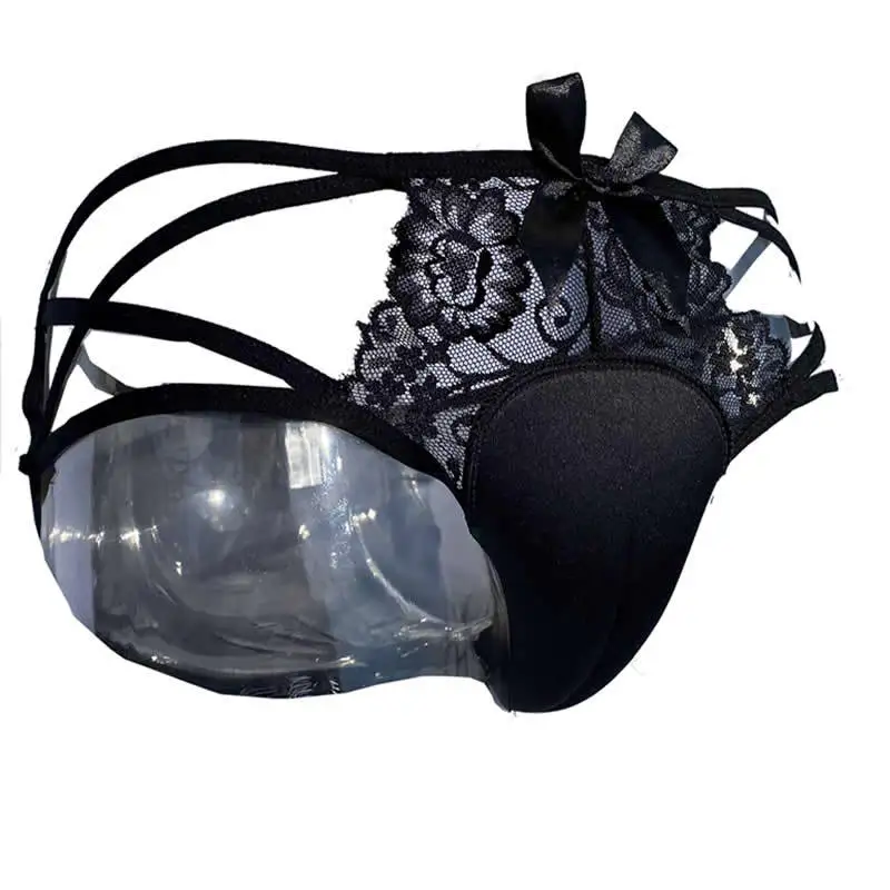 

Трусики с контролем, скрывающие трусы Gaff, кружевное нижнее белье с лентой и бантом, трансвестит, трансвестит, трусики с верблюжьим носком