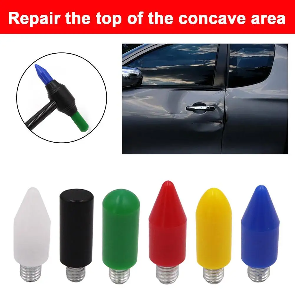 1 se 車の凹み修理ヘッド レザーハット ハンマー フック デント ピット 交換ツール 交換ヘッド ヘッド修理トップ R0B6