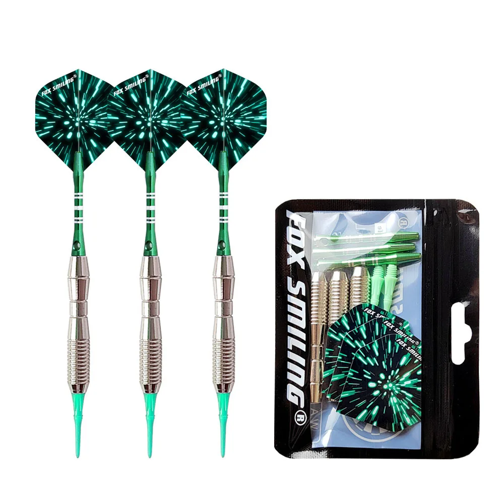 Fox Smiling 3PCS 18g Professional Electric Soft Tip Darts With Aluminum Shaft