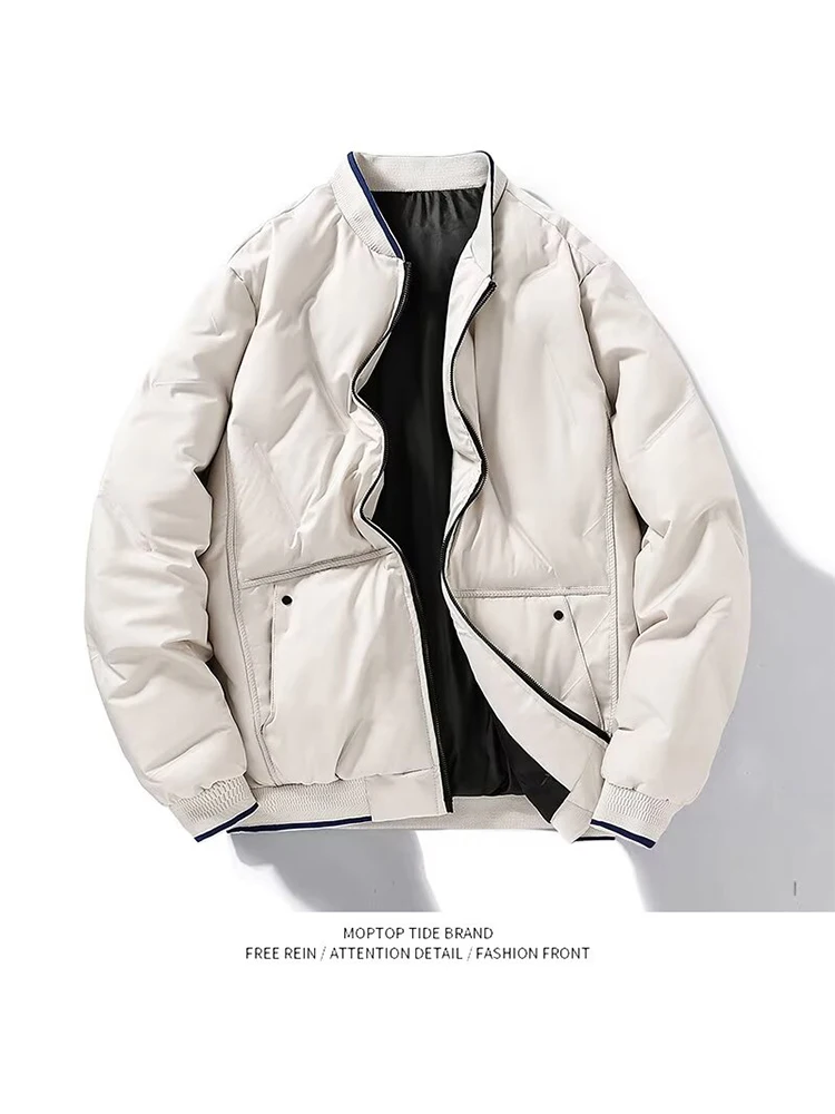 

Lightweight ort Men's down Jaet Mr. WH Autumn Winter New Sle Busin Casual Baseball Collar Coat Youth ular Regular...