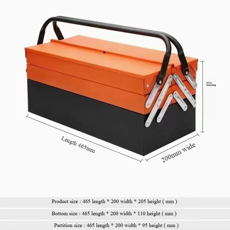 85PCS Three-Layer Folding Tool Box Set Ratchet Wrench Hand Tools Kit Auto Repair Household Hardware Maintenance Tools
