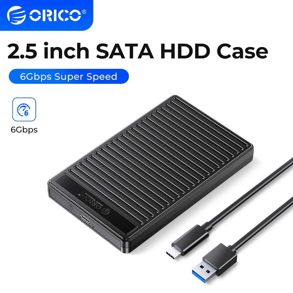 

ORICO HDD Case SATA to USB3.0 USB3.1 5Gbps Speed Hard Drive Enclosure for SSD HDD PC Laptop External HDD Case2.5 Inch USB3.0