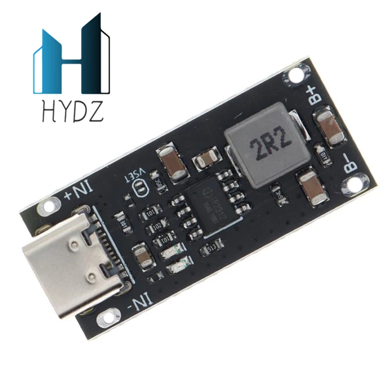 Type-C USB Input High Current 3A Polymer Ternary Lithium Battery Quick Fast Charging Board IP2312 CC/CV Mode 5V To 4.2V