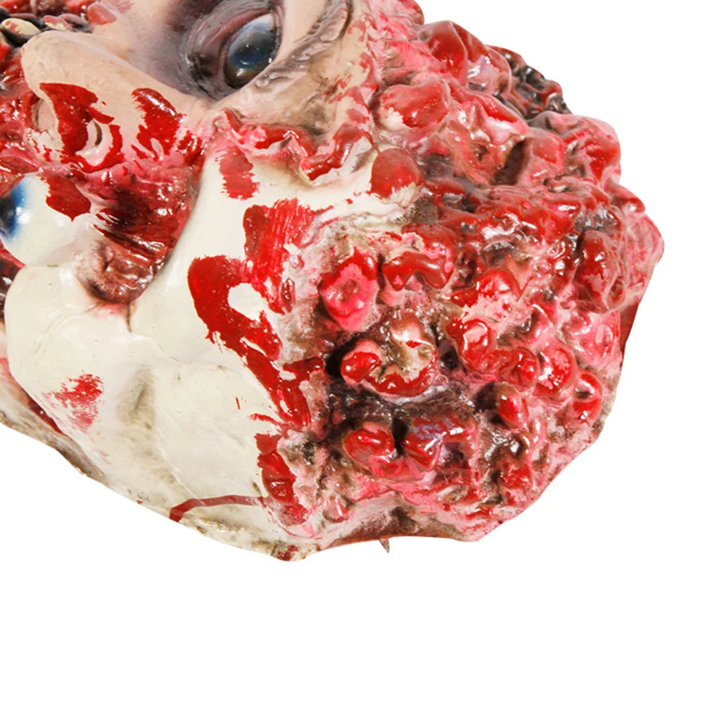 

Horror Zombie Scary Costume Mask Adult Halloween Decoration Unique Latex Corpse Ornament Party Gift For Festival