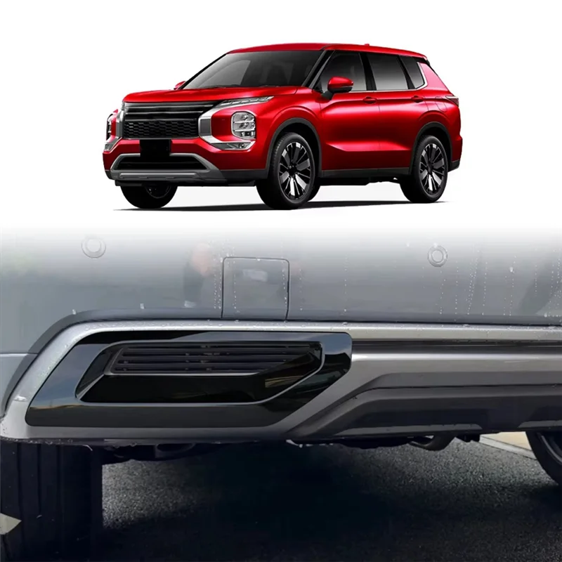 Rear Bumper Cover Bumper Cover Cap Bumper Cover Cap For Mitsubishi Outlander Black