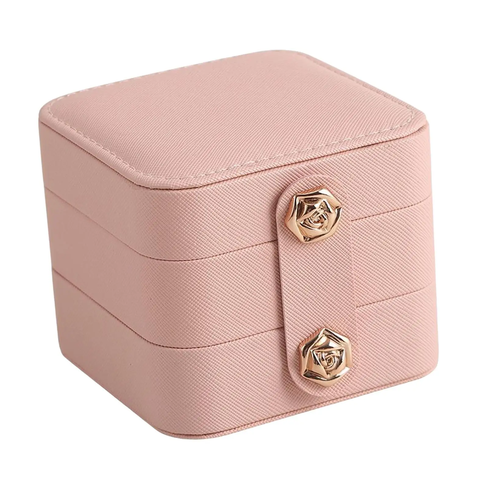 Travel Jewelry Box, Multifunctional PU Leather Holder for Necklaces Rings Girlfriend