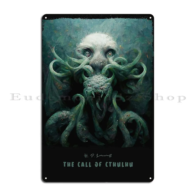 The Call Of Cthulhu Metal Sign Rusty Cinema Cinema Cave Create Tin Sign Poster