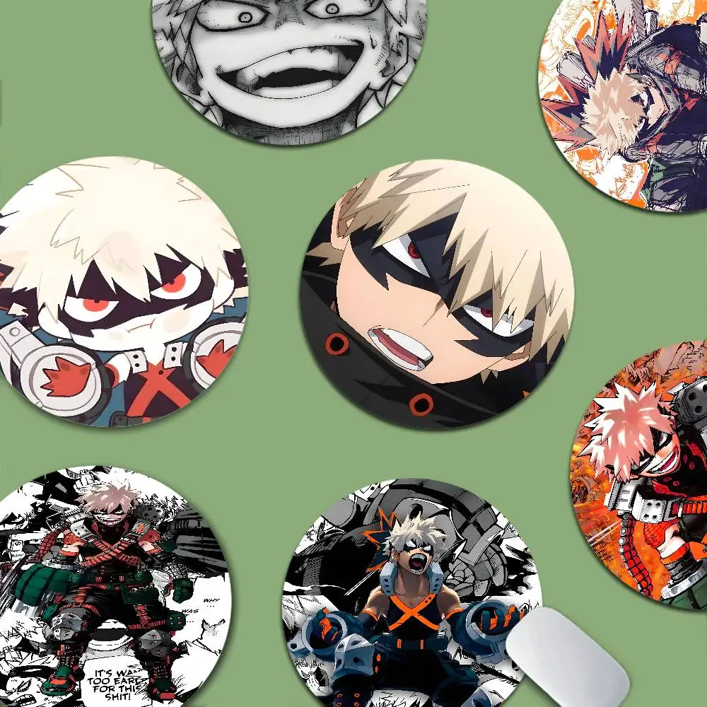 

Коврик для мыши Anime M-My Hero Academia Katsuki Bakugo, нескользящий резиновый коврик, коврик для офисного игрового стола, коврик для мыши, аксессуары для рабочего стола