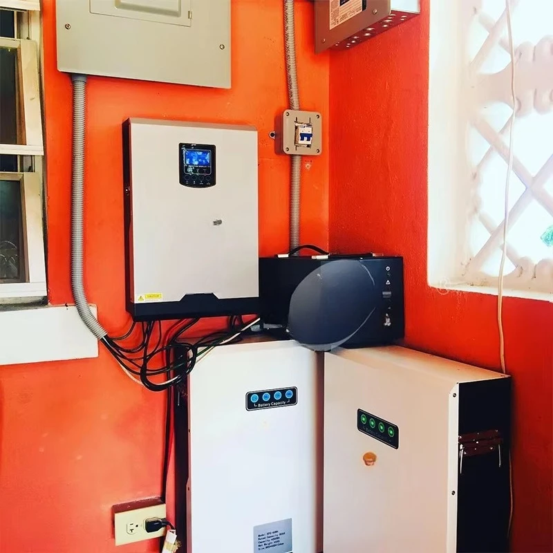 النظام الشمسي الهجين خارج الشبكة بطارية ليثيوم 5kw 10kw 15kw العاكس مع شحن Mppt كاملة للاستخدام المنزلي
