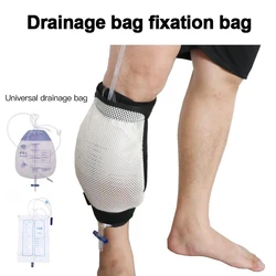 Urine Collection Bag Bind Leg Holder Drainage Strap Fixed External Bag Catheter Stabilization Device for Urinary Incontinence