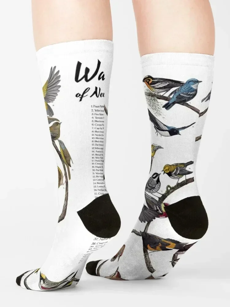 Warblers of New England Socks snow gifts Socks For Man Women's