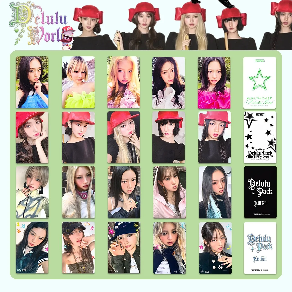 5PCS Korean Hot Idol KiiiKiii New Album 