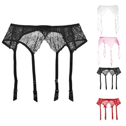 Nova marca moda sexy feminino moletom fivelas de metal cintas liga cinto sexy suspender elástico meia cinto