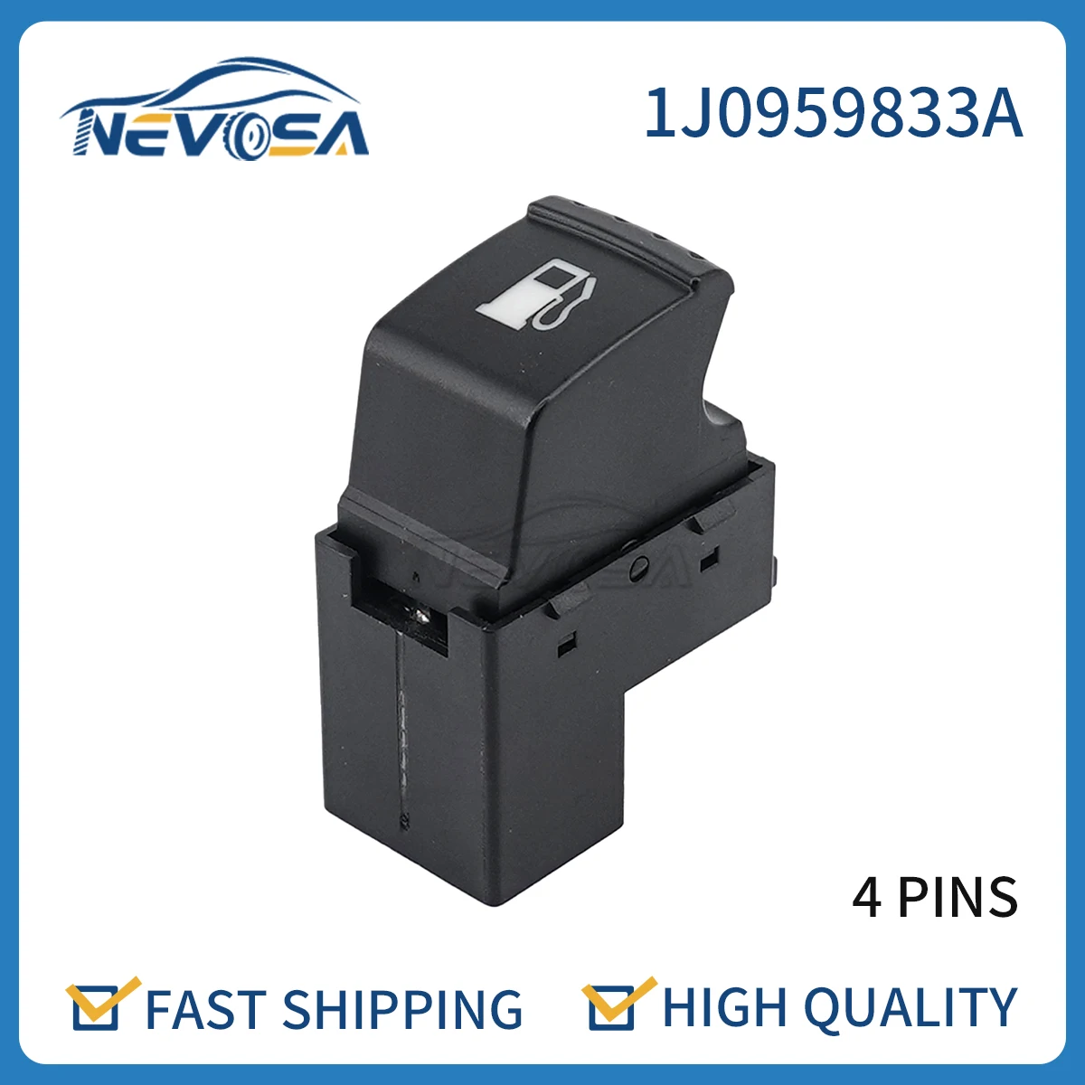 

Nevosa 1J0959833A Car Rear Trunk Fuel Tank Gas Door Release Switch For VW Bora Jetta Golf MK4 Passat B5 1999 2000 2002 2004 2005