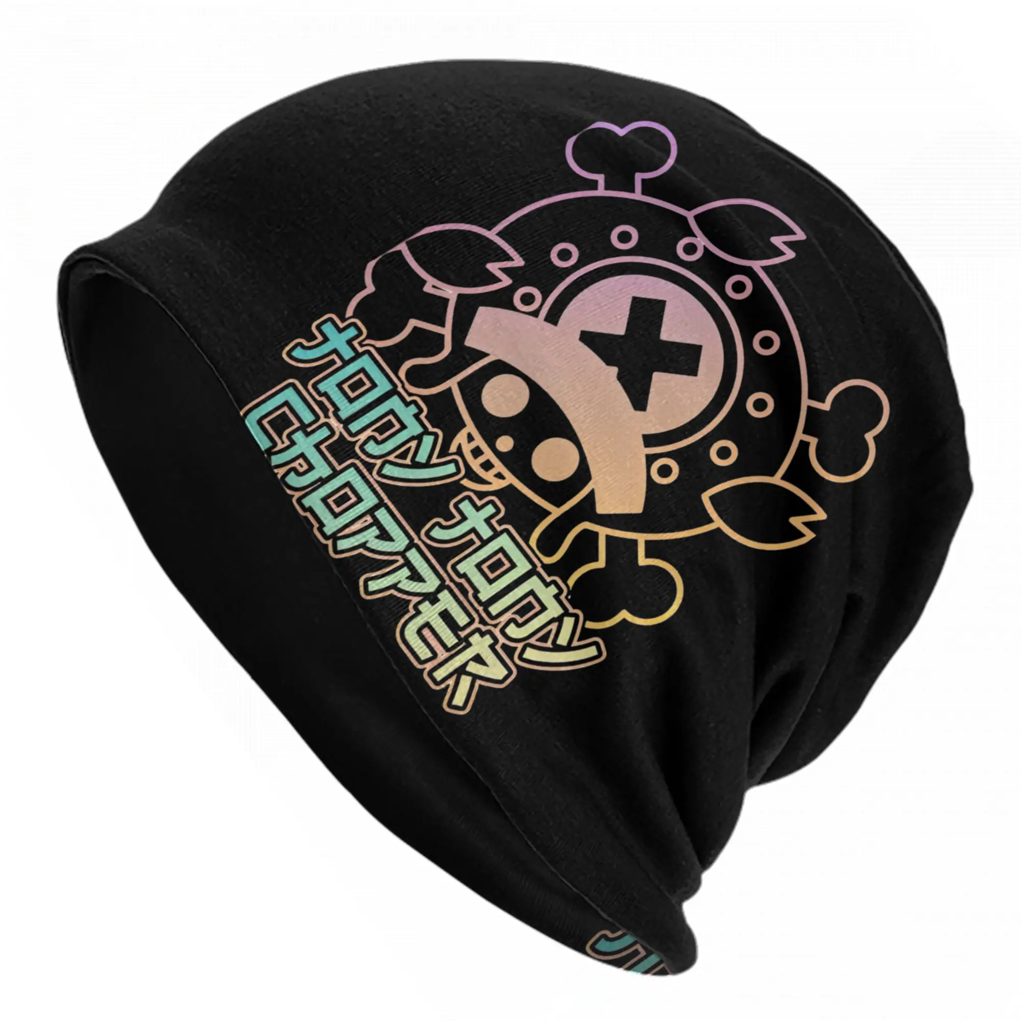One Piece   Chopper Jolly Roger Bonnet Hats Hip Hop Ski Skullies Beanies Hat  Unisex Warm Multifunction Cap