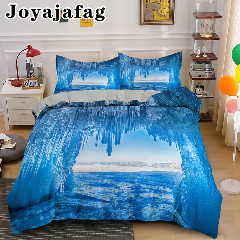 Glacier Wonder 3D Printed Bedding Set Single Double Queen King Duvet Cover With Pillowcase 2/3pcs Bed Sets Home Textile