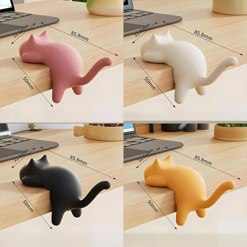 

1Pcs Cute Portable Cat Bag Hook Hanger Table Hook Handbag Backpack Travel Bag Organizer Holder Home Office Decor Desk Side Hooks