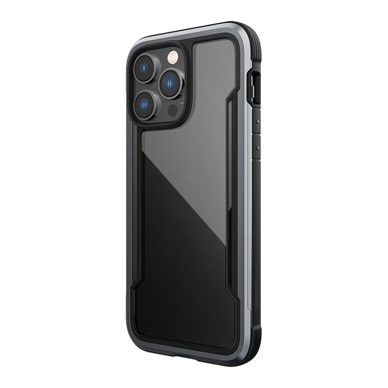 Doria Shield Metallic Shockproof Protective Case for iPhone 14 similar to Raptic Military Grade TPU Polycarbonate cover