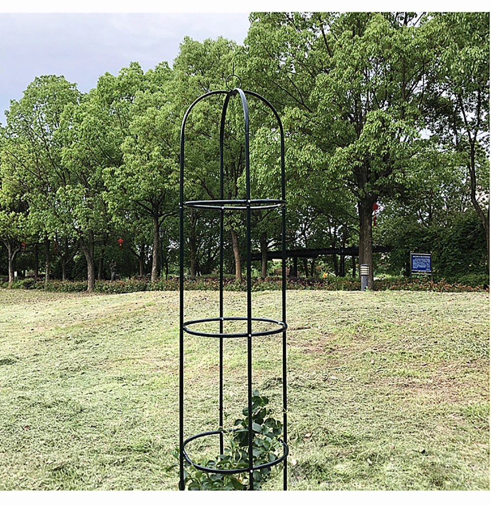 1pcs Metal Garden Trellis Plant Support Climbing Vines Flowers Stands Adjustable Height High-quality Outdoor Yard Decor Props