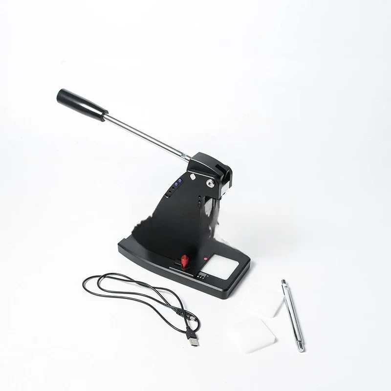 Beating And Cutting Machine Silent  Leather Manual Punch Press Machine  Handmade Leather Adjustable Beating Cutting Punching Mac