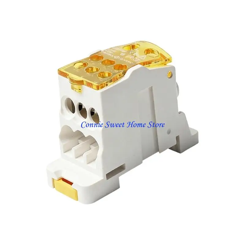 LXAF 125A Din Terminals Block Input Multiple Outputs Junction Box For Stable Electricity Transmission Enduring