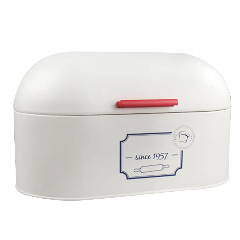 

1pc Box Metal Container For Kitchen Storage Organizer Bread Bin Food Holder Snacks Fruit Bread Boxes Kitchen Container