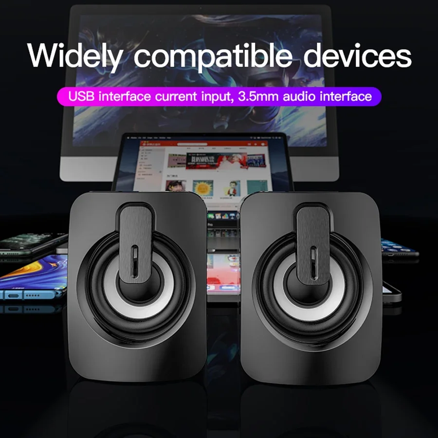 Altavoz De ordenador para PC, portátil, escritorio, Notebook, Caixa De Som, caja De sonido portátil, música con cable, M