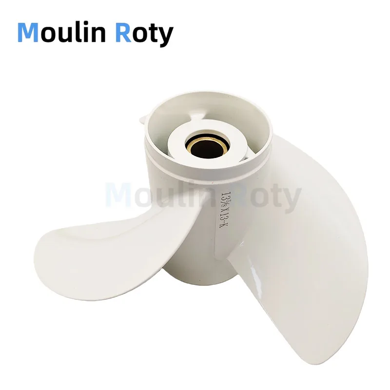 Outboard Propeller Suitable for Yamaha 13 5/8X13 6E5-45949-00-El Fits 50-130 Horsepower Marine Engines. Captain Propeller 13 5/8X13 Outboard Motor 50-130Hp Aluminum
