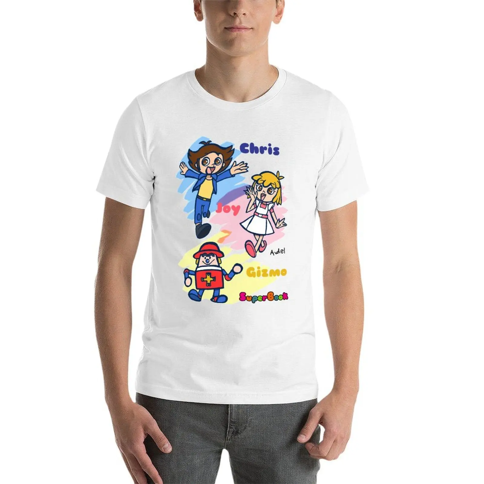 تي شيرت كريس، جوي آند جيزمو بوب إنفاي (سوبر بوك) تي شيرت للرجال حزمة قطن تي شيرت قطني عالي الجودة #4