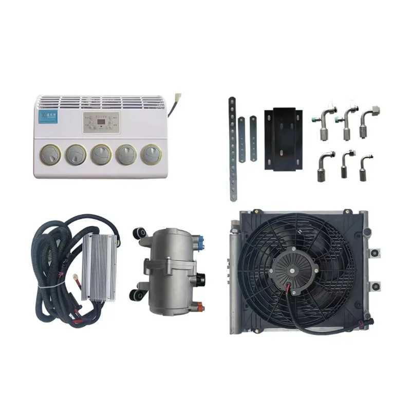 Air Conditioning Equipment Hidden Flexible Installation of 24v Truck Trailer Parking Air Conditioner 12v Car Air Conditioner