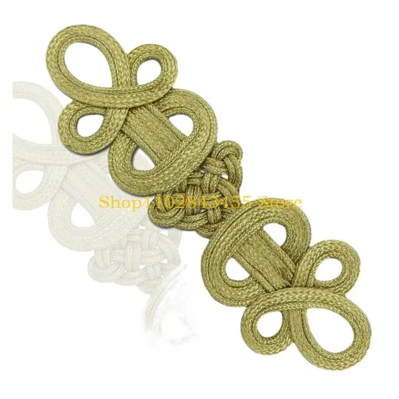 Botones rana 49MC para coser sujetadores, botones cierre Cheongsam chino para traje