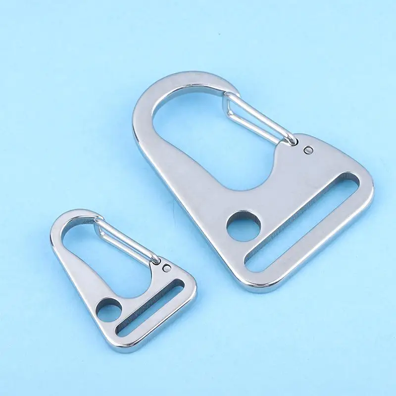 Outdoor Climbing Stainless Steel Eagle Mouth Snap Hook 1/3Pcs Carabiner Buckle Kit