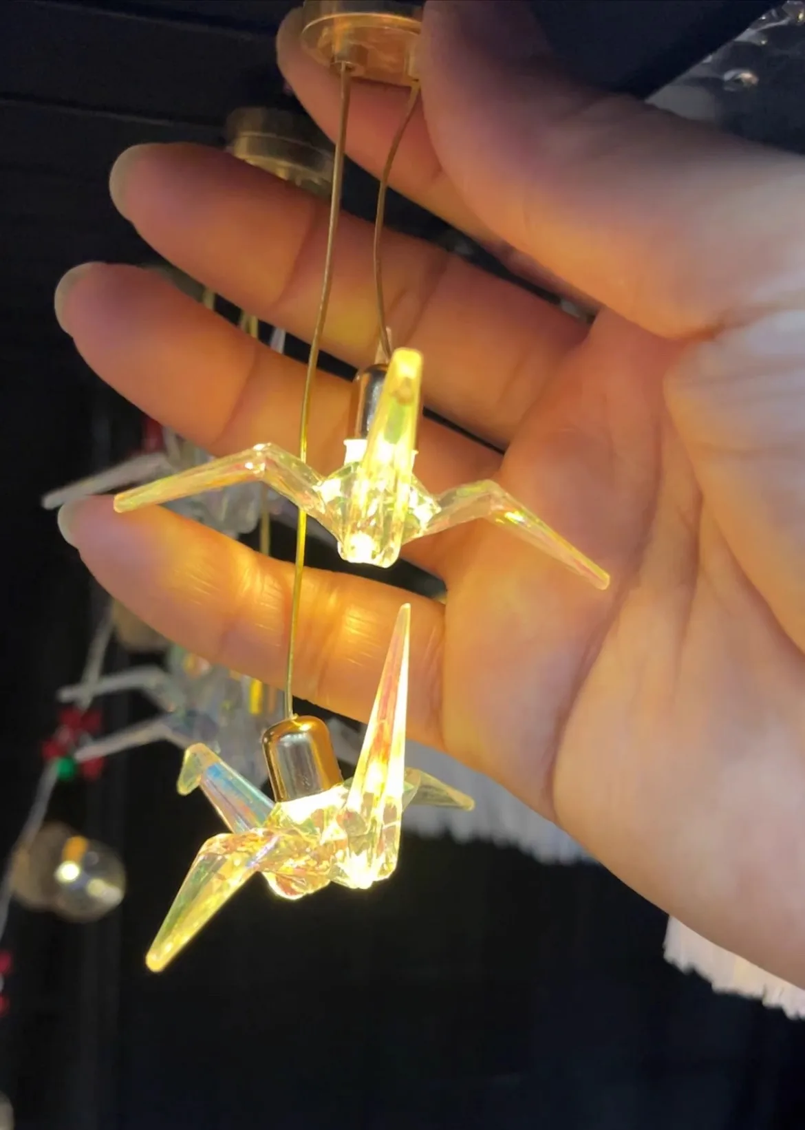 

Dollhouse Miniature Angel Crystal Lamp,Table Lamp，Can Be Bright Mini Floor Lamp Decor New Diy Miniature Dollhouse Accessories