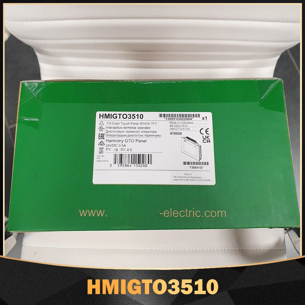 

7 "Widescreen 65k Color Touch Screen For Schneider HMIGTO3510