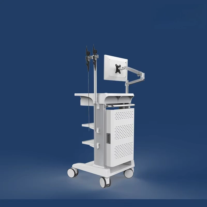 Hospital special equipment trolley, thickened metal structure, stable and durable medical instrument cart - view 6