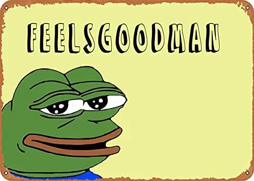 Feels Good Man Vintage Look Metal Sign Art Prints Retro Gift 8x12 Inch