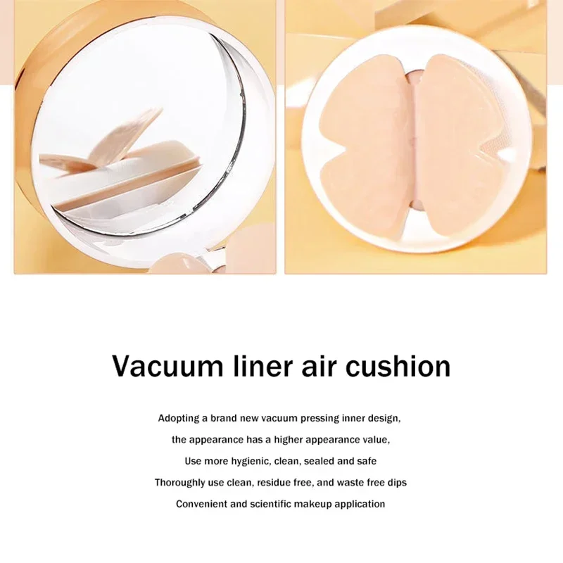 エアクッション BB クリーム バタフライ パウダー パフ 保湿ファンデーション コンシーラー 美白 オイルコントロール 防水 メイクアップ化粧品