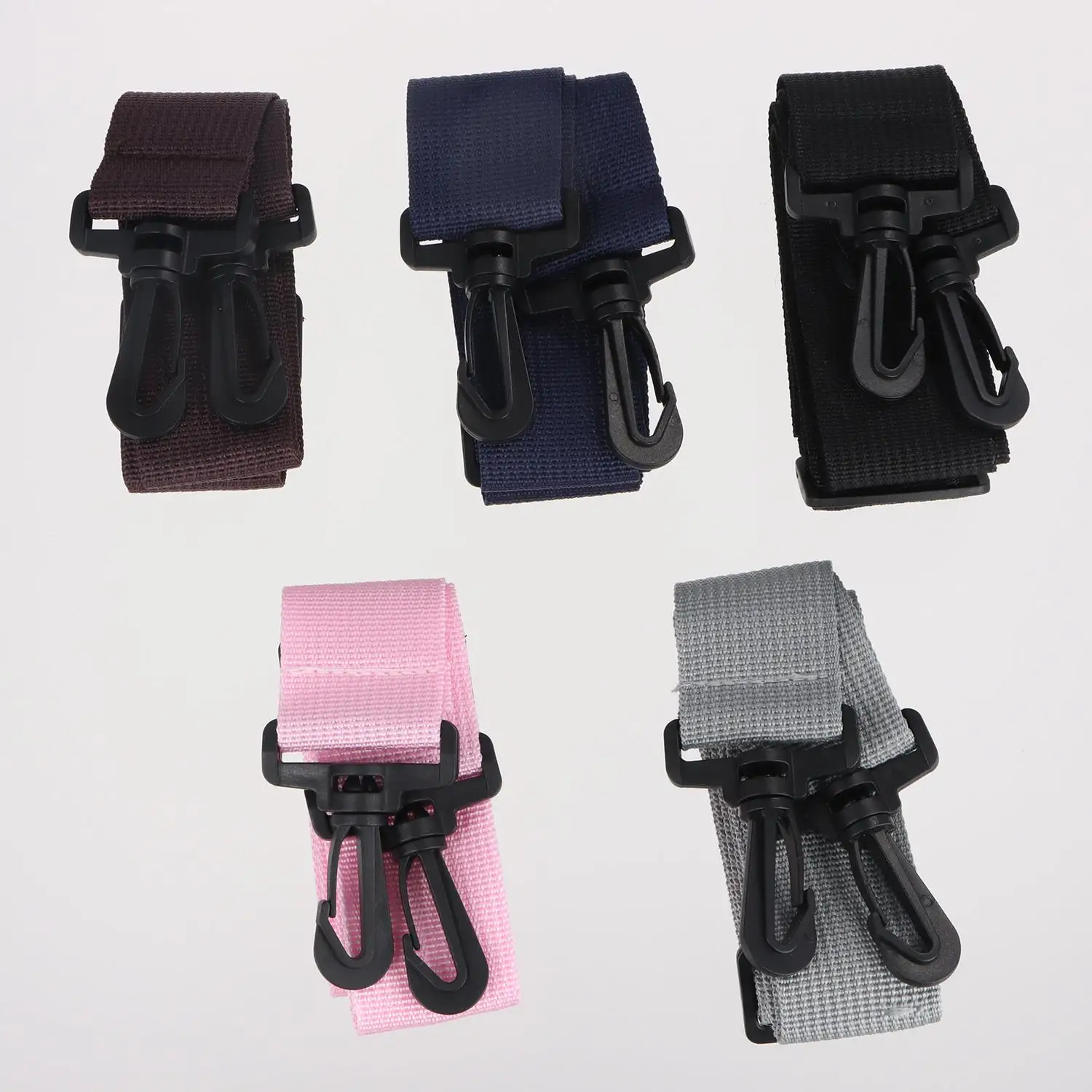 Pure color canvas Cotton cloth Webbing bag strap belt adjustable black plastic hook clasp DIY Crossbody bag Accessories