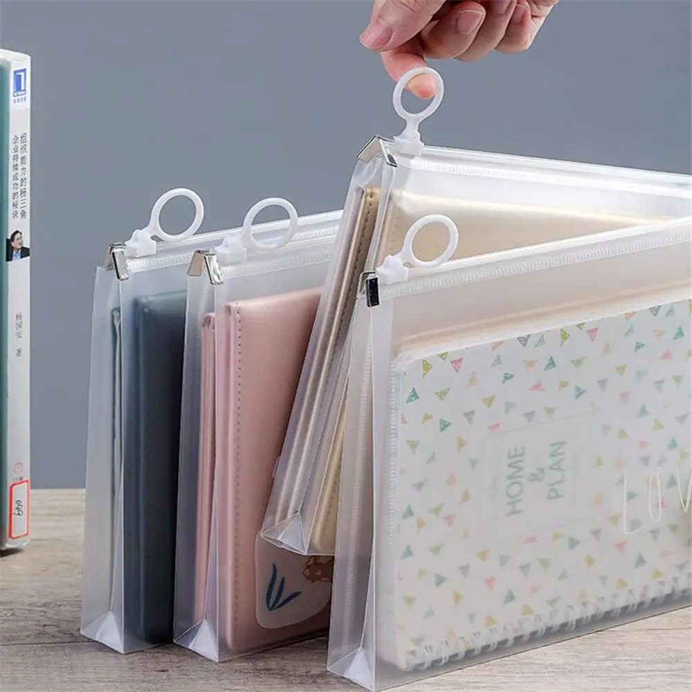 

Filing Bags Zipper Pouch Zipper Folders Desk Storage Binder Bag Document Bag Binder Pockets School Folder Office File Holder