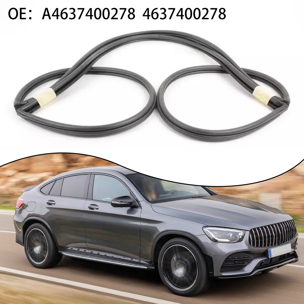 Rear Panel Door Seal for Mercedes-Benz for g-class W463 A4637400278 ABS Metal Weatherstrip Seal for Rear Door Protection