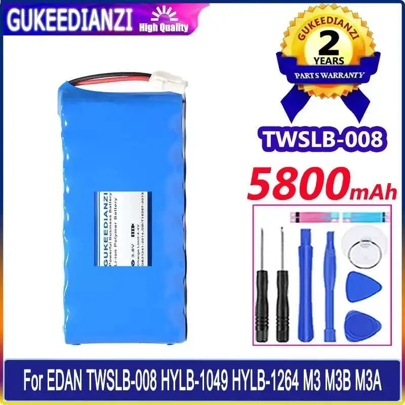 

5800mAh For Twslb-008 Hylb-1049 Hylb-1264 M3 M3B M3A TWSLB008 Fiber Optic Tester Battery Premium Replacement