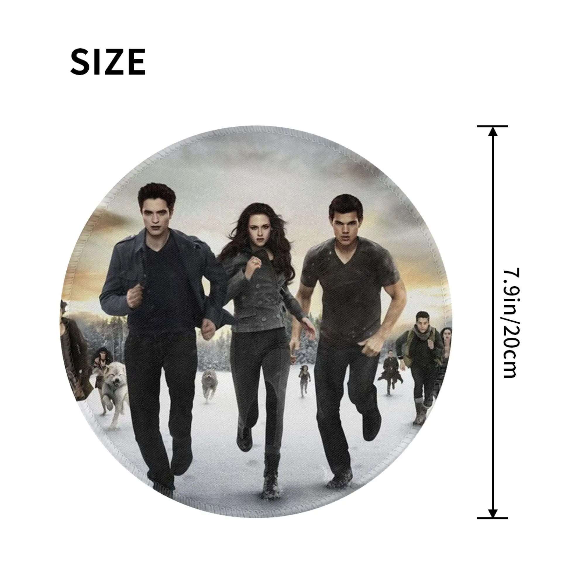 The Twilight Saga Edward Cullen  Mouse Pad Computer Keyboard Mouse Mat Gaming PC Laptop Desk Mat Office Accessories Table Mats