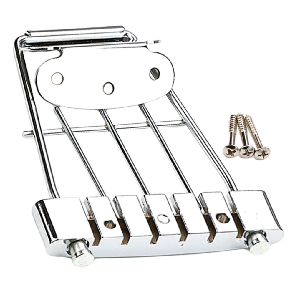 

Guitar Tailpiece Replacement Guitars Metal Bridge Jazz Bent Tremolo for and