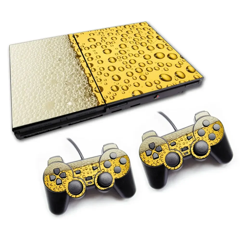 ملحقات ألعاب من الفينيل بتصميم جديد لملصق الجلد PS2 Slim 70000