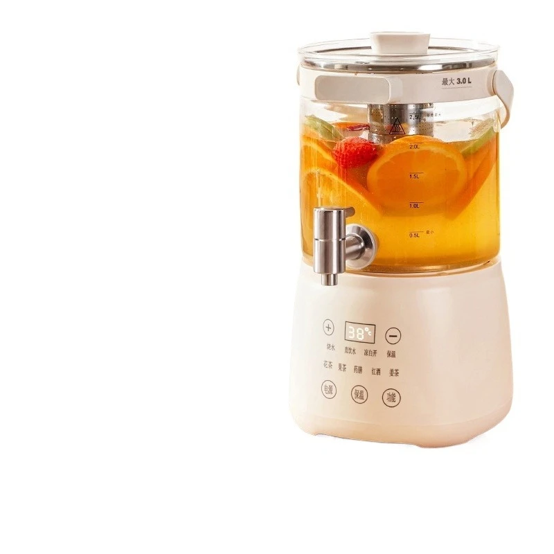 Faucet-style health pot, multi-functional, for making tea, constant temperature water boiling, and separate-body stewing